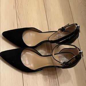 Elegant Black Women's Ankle Strap Shoes